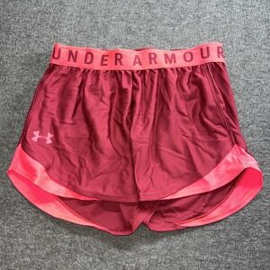 Under Armour Women's Play Up 3.0 Shorts Size XS Red NWT